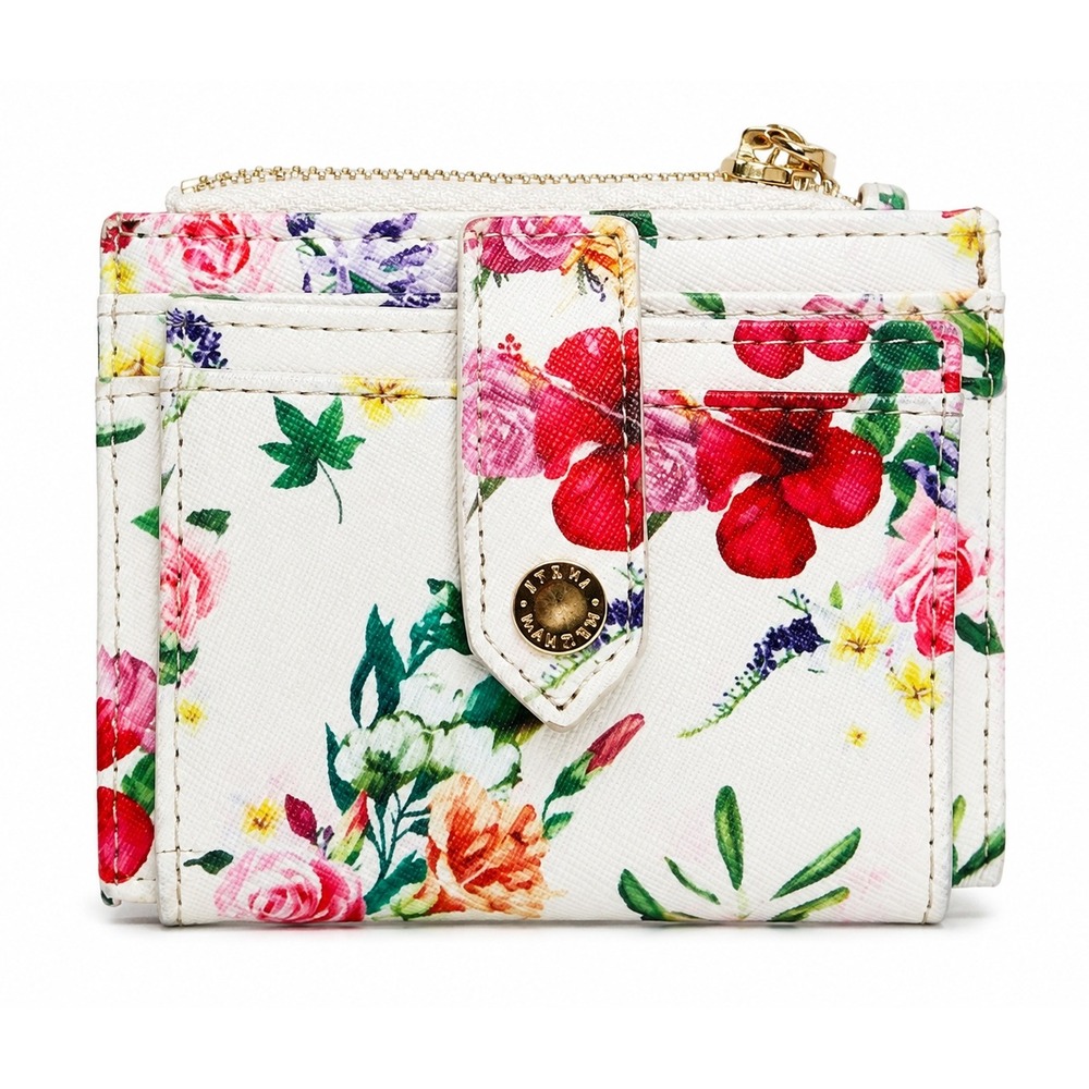 Steve Madden Orig Floral Mini Night Out Beach Festival Faux Leather Wallet OS